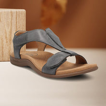 Load image into Gallery viewer, Platform Wedge Velcro Strap Sandals