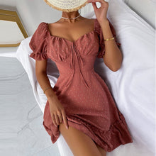 Load image into Gallery viewer, Polka Dot Ruffle Dress