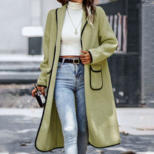 Load image into Gallery viewer, Contrast Pocket Long Jacket