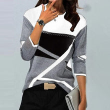 Load image into Gallery viewer, Women Long Sleeve Cute Crew Neck Sweatshirt