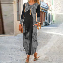 Load image into Gallery viewer, Ethnic Print Long Sleeve Dress