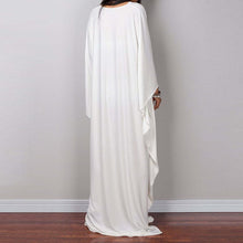 Load image into Gallery viewer, Loose V neck Plus Size Long Solid Color Bikini Cover-Up