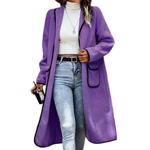 Load image into Gallery viewer, Contrast Pocket Long Jacket
