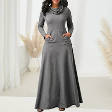 Load image into Gallery viewer, Scarf Swing Long Dress