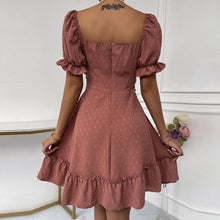 Load image into Gallery viewer, Polka Dot Ruffle Dress