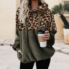 Load image into Gallery viewer, Leopard Print Pullover Sweatshirt