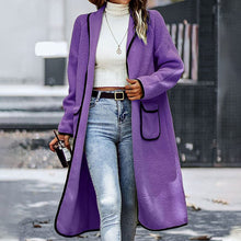 Load image into Gallery viewer, Contrast Pocket Long Jacket
