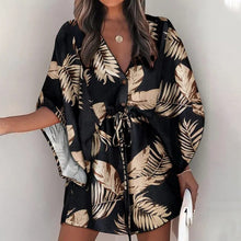 Load image into Gallery viewer, Sexy V-Neck Elastic Waist Dress