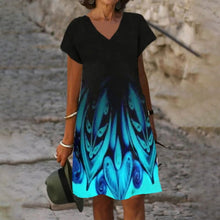 Load image into Gallery viewer, Vintage-inspired Print Dress