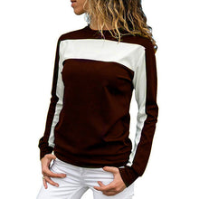 Load image into Gallery viewer, Paneled Long Sleeve Crew Neck T-Shirt