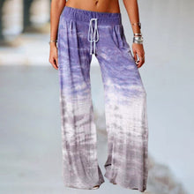 Load image into Gallery viewer, Loose Ombre Print Yoga Wide-Leg Jogger Pants