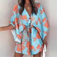 Load image into Gallery viewer, Sexy V-Neck Elastic Waist Dress