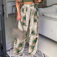 Load image into Gallery viewer, Floral Print Track Pants
