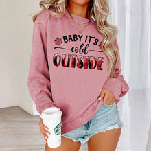 Load image into Gallery viewer, Baby It's Cold Track Sweatshirt