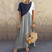 Load image into Gallery viewer, Multicolor Panel Dress