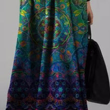 Load image into Gallery viewer, Printed Long Sleeve Slim Fit Dress