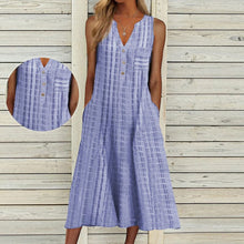 Load image into Gallery viewer, Sleeveless V-Neck Dress
