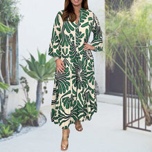 Load image into Gallery viewer, Printed Button Up Maxi Dress
