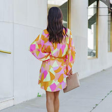 Load image into Gallery viewer, Sexy V-Neck Elastic Waist Dress