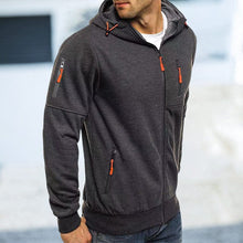 Load image into Gallery viewer, Mens Full-Zip Hooded Fleece Sweatshirt