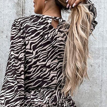 Load image into Gallery viewer, Women's Round Neck Long Sleeve Pullover Dress