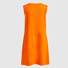 Load image into Gallery viewer, Letter Print Dual Pocket Sleeveless Dress