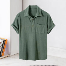 Load image into Gallery viewer, Men's Waffle Lapel Shirt