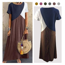 Load image into Gallery viewer, Multicolor Panel Dress