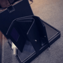 Load image into Gallery viewer, Women Pu Leather Fashion Long Clutch Vintage Punk Cool Wallet