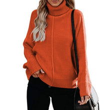 Load image into Gallery viewer, Knitted Turtleneck Sweater