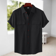 Load image into Gallery viewer, Men's Linen Short Sleeve Shirt