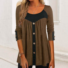 Load image into Gallery viewer, Panelled Button T-shirt