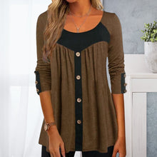 Load image into Gallery viewer, Panelled Button T-shirt