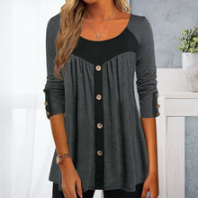 Load image into Gallery viewer, Panelled Button T-shirt