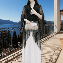 Load image into Gallery viewer, Fringe Shawl with Sunscreen