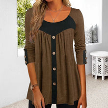 Load image into Gallery viewer, Panelled Button T-shirt