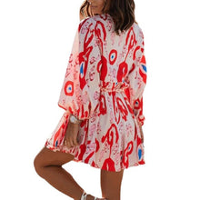 Load image into Gallery viewer, Balloon Sleeve Waist Dress