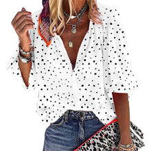 Load image into Gallery viewer, Polka Dot Chiffon Shirt