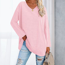 Load image into Gallery viewer, V Neck Drop Sleeve T-Shirt