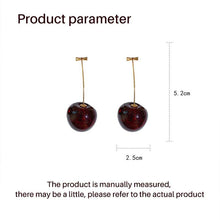 Load image into Gallery viewer, Cute 3D Cherry Earrings