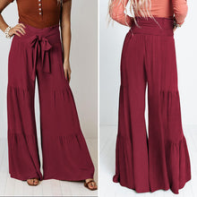 Load image into Gallery viewer, High-waisted Drapey Wide-legged Pants
