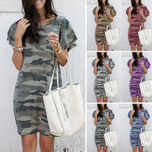 Load image into Gallery viewer, Camo Print Dress