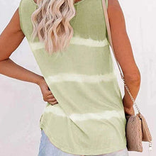 Load image into Gallery viewer, Casual Tie-dye Button Tank Top