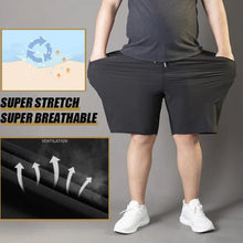Load image into Gallery viewer, Men's Plus Size Ice Silk Stretch Shorts