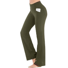 Load image into Gallery viewer, Women's High Waist and Flared Leg Yoga Pants