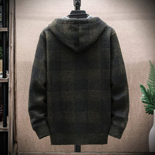 Load image into Gallery viewer, Check Printed Hooded Jacket