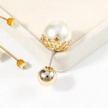 Load image into Gallery viewer, Women Vintage Pins Double Head Simulation Pearl Big Brooches, 5PCs