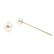 Load image into Gallery viewer, Women Vintage Pins Double Head Simulation Pearl Big Brooches, 5PCs
