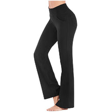 Load image into Gallery viewer, Women's High Waist and Flared Leg Yoga Pants