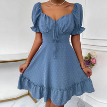 Load image into Gallery viewer, Polka Dot Ruffle Dress